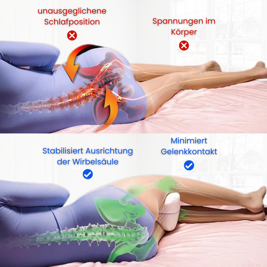 DreamKnee Kissen – Für einen traumhaften Schlaf!
